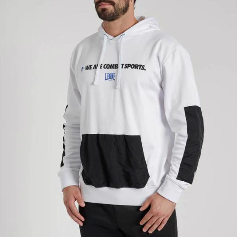 Leone wacs v2 HOODED SWEATSHIRT -white